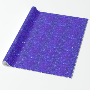 Papier Cadeau Étoile bleu-foncé de Starfield de ciel nocturne de