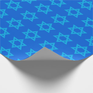 PAPIER CADEAU "ÉTOILE DE DAVID "