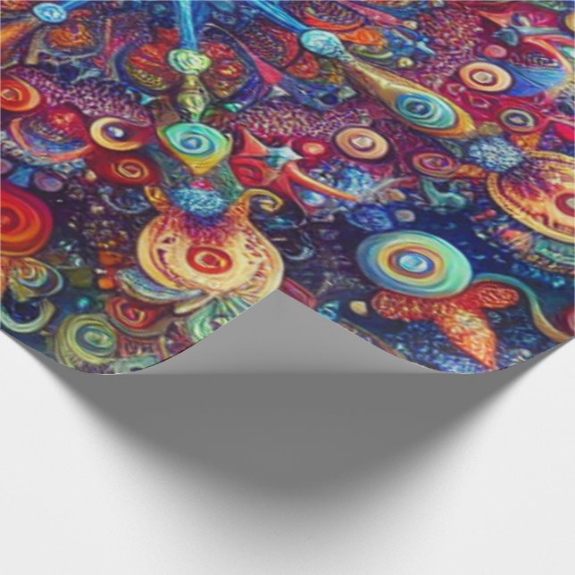 PAPIER CADEAU ÉTOILE DE NOËL (Coin)