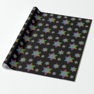 Papier Cadeau Étoile Sacrée - Étoile De Vie, 02/3D-CF.
