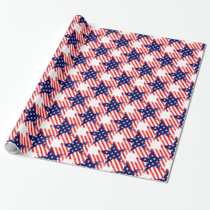 Papier Cadeau étoile usa