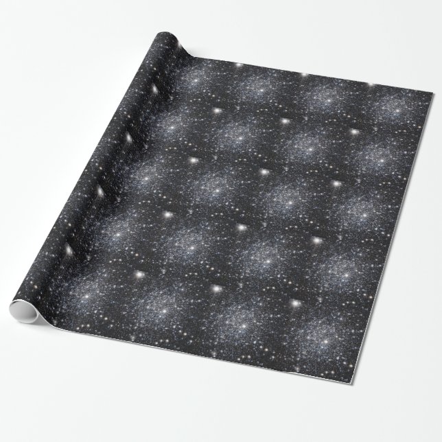 Papier Cadeau Étoiles (Déroulé)