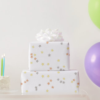 Papier Cadeau Étoiles Abstraites
