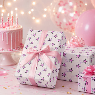Papier Cadeau Étoiles partout