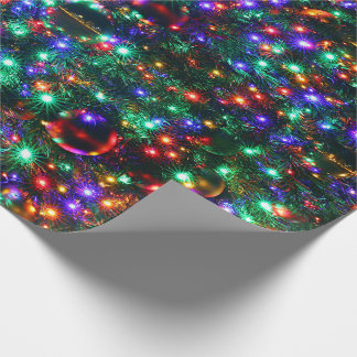 Papier Cadeau Étoiles pétillantes de Noël