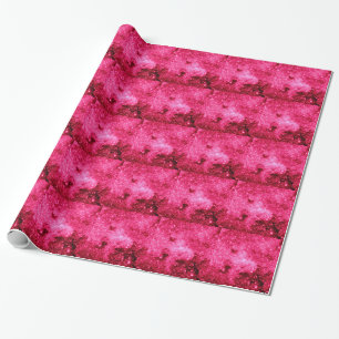 Papier Cadeau Étoiles roses chaudes