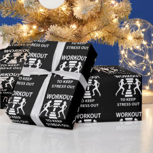 Papier Cadeau Exercice de fitness en salle de sport