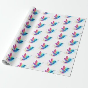 Papier Cadeau Exotic Rainbow Hummingbird