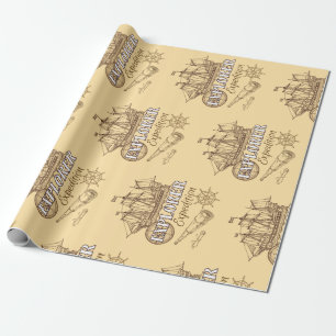 Papier Cadeau Expédition Explorer