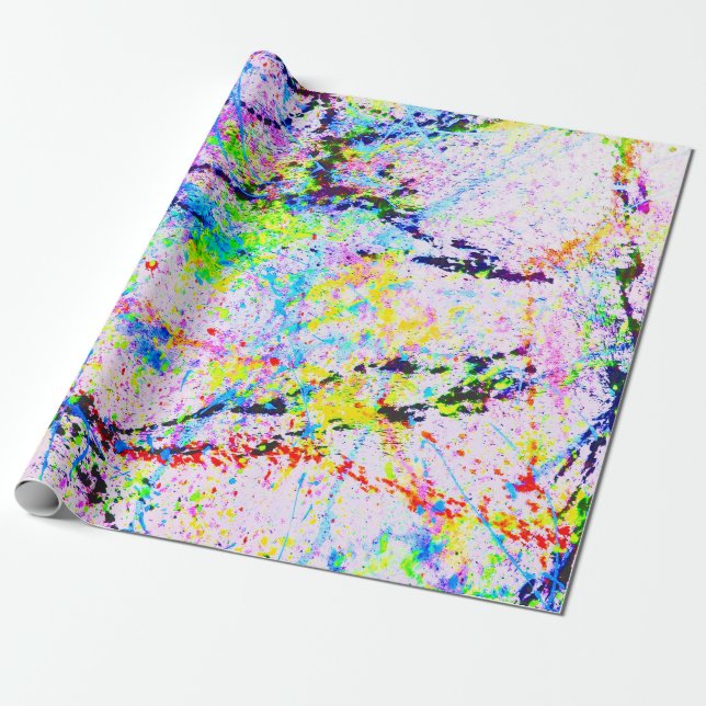 Papier Cadeau Explosion des couleurs (Déroulé)