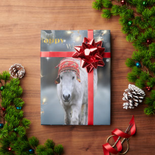 Papier Cadeau Exquise Islandais Pony Winter Hoiday Cadeau