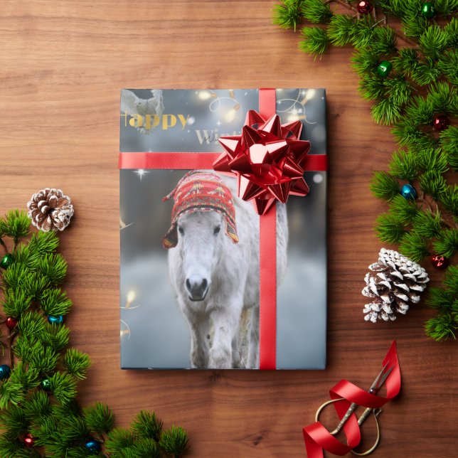 Papier Cadeau Exquise Islandais Pony Winter Hoiday Cadeau (Cadeau de vacances)
