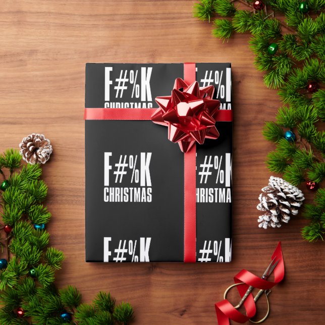 Papier Cadeau F Papier noir de Noël (Cadeau de vacances)