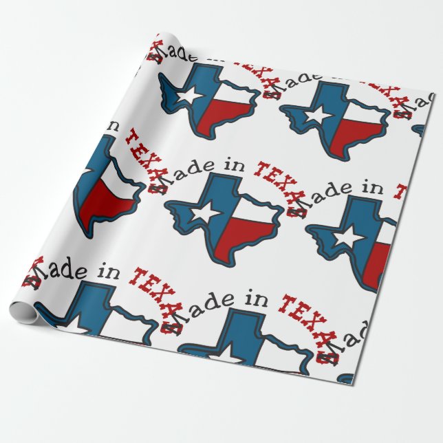 Papier Cadeau Fabriqué Au Texas (Déroulé)