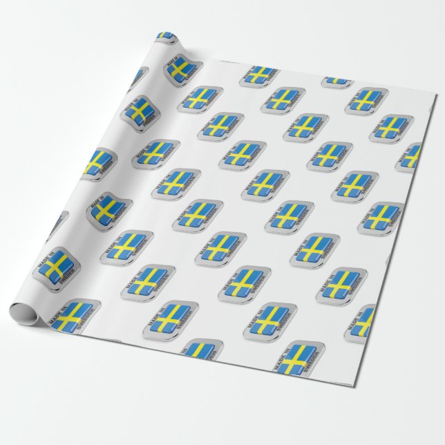 Papier Cadeau Fabriqué en Suède (Déroulé)