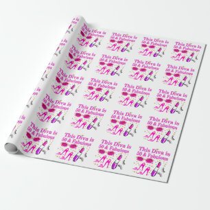 PAPIER CADEAU FABULEUX 50E DIVA