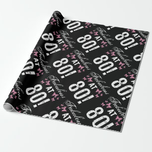 Papier Cadeau Fabuleux 80e anniversaire
