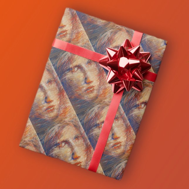 Papier Cadeau Face Abstraite (Créateur téléchargé)
