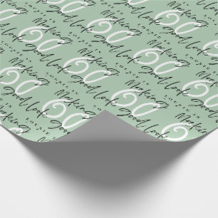 Papier Cadeau Faire 60 look beau cadeau d'anniversaire enveloppe