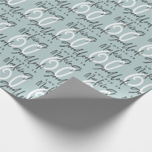 Papier Cadeau Faire 60 look beau cadeau d'anniversaire enveloppe