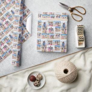 Papier Cadeau Faites votre propre collection de photos de 9 pers