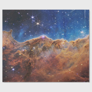 Papier Cadeau Falaises cosmiques Carina Nebula Space Webb Telesc