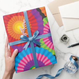 Papier Cadeau Fans Mexicains de couleur vive