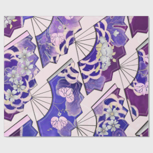 Papier Cadeau Fans traditionnels japonais