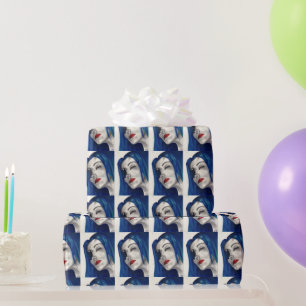 Papier Cadeau Fantaisie gothique horrifique surréaliste magnifiq