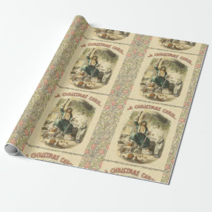 Papier Cadeau Fantôme de Noël Présent Scrooge
