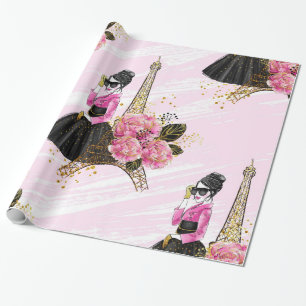 Papier Cadeau Fashion girly