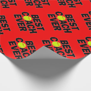 Papier Cadeau Fastpitball Softball Best Coach Ever Sports Party
