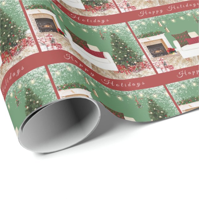 Papier Cadeau Fauteuil Confort et Joie (Coin rond)