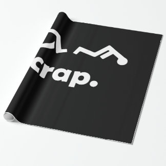 Papier Cadeau Fauteuil roulant drôle O grossier handicapé par