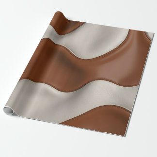 Papier Cadeau Faux Cow Leather Popular Luxury Elegant Collection