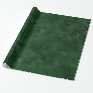 Papier Cadeau Faux Leather Green Emerald Moderne tendance Élégan
