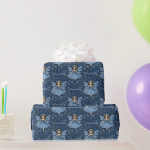 Papier Cadeau Fée Ballerina Fée Personnalisée Filles Anniversair