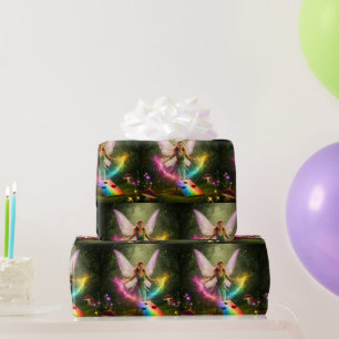 Papier Cadeau Fée de Fête Enterrement de Vie de Jeune Fille