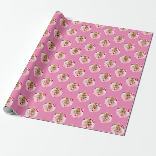 Papier Cadeau Fée de prune de Chipmunk (Déroulé)