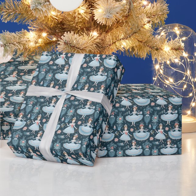 Papier Cadeau Fée de prune de sucre, Casse-noix classique Wonder (Vacances)