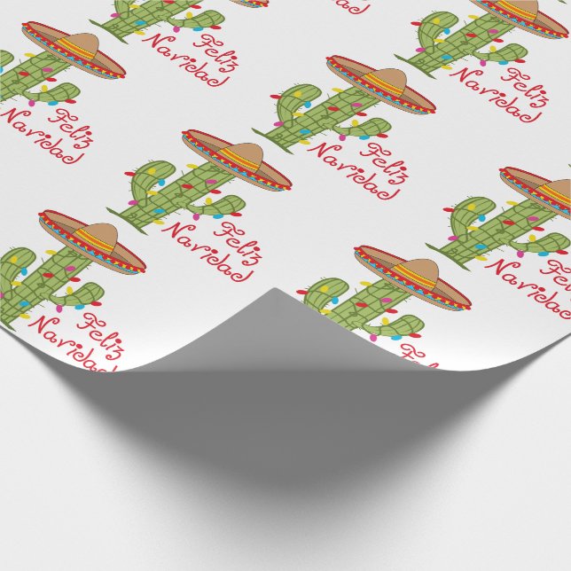 Papier Cadeau Feliz Navidad (Coin)