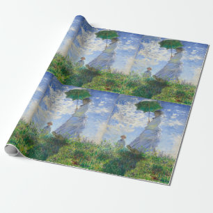 Papier Cadeau Femme au parasol, Madame Monet et son fils