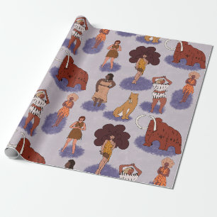Papier Cadeau Femmes grottes de la diversité