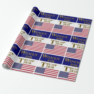 PAPIER CADEAU FEMMES POUR TRUMP 2020