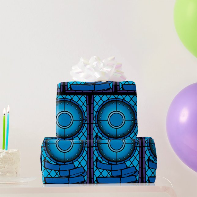 Papier Cadeau Fenêtre en verre tendu de l'église (Créateur téléchargé)