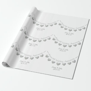 Papier Cadeau Fer 6e anniversaire mariage de la conception de l'