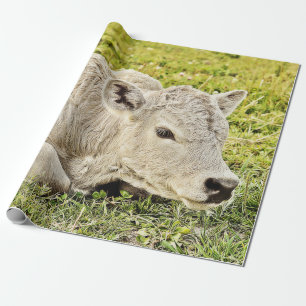 Papier Cadeau Ferme de vaches rustique Pays Découpage