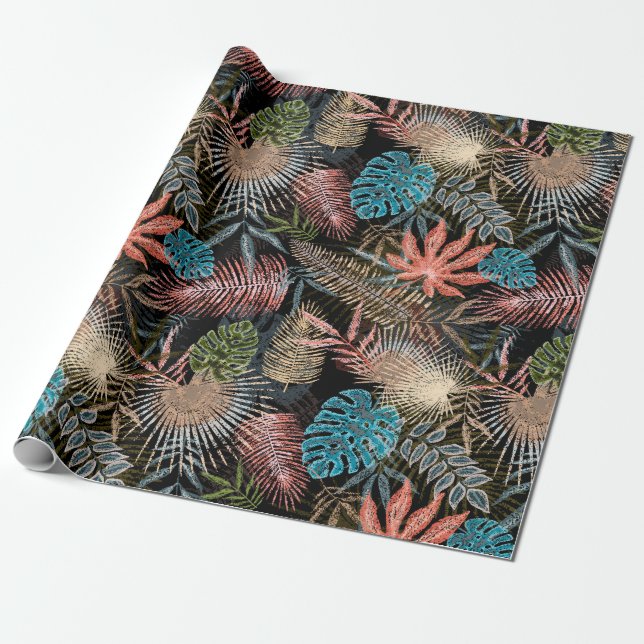 Papier Cadeau Fermes tropicales (Déroulé)