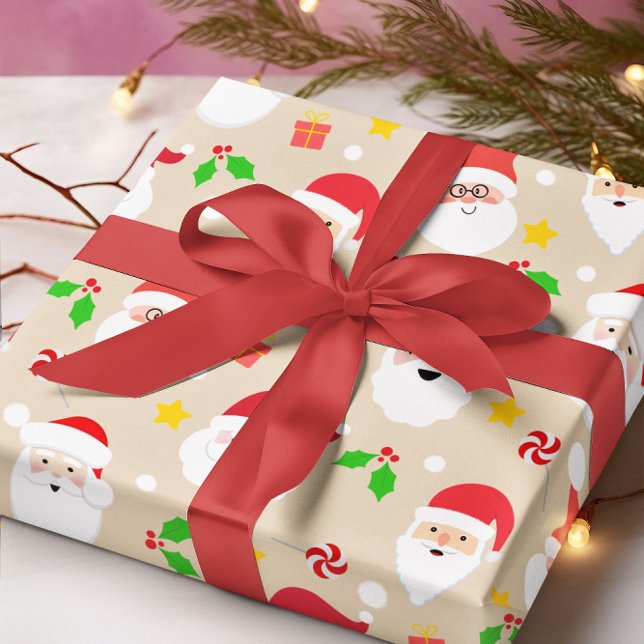 Papier Cadeau Festif du Père Noël (Créateur téléchargé)