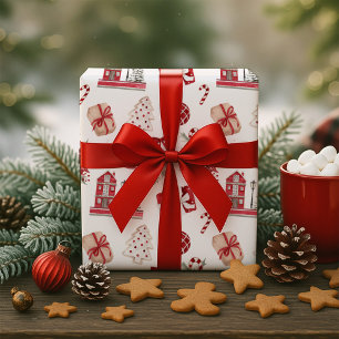 Papier Cadeau Festif Noël